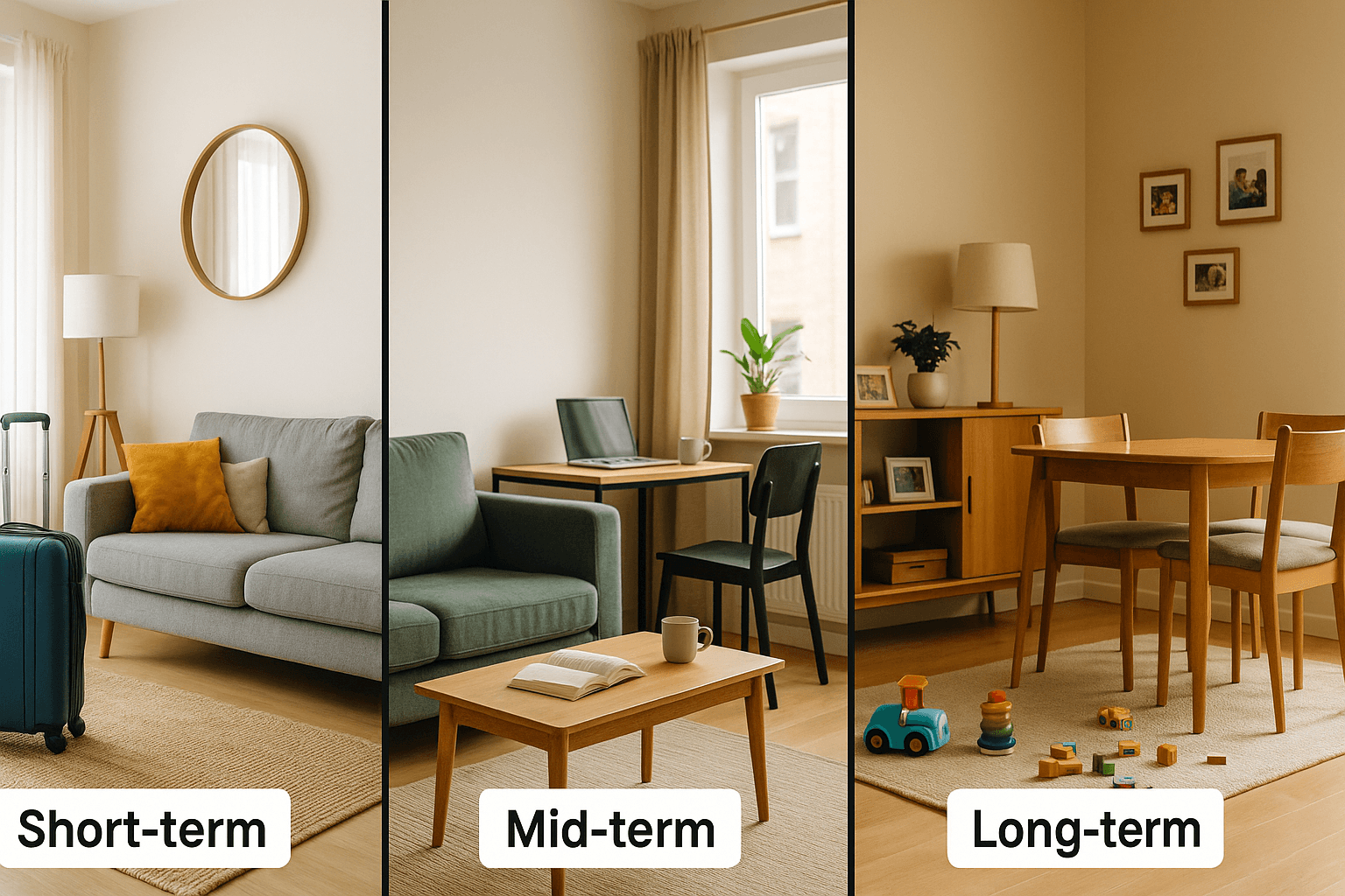 Short-Term vs. Mid-Term vs. Long-Term Rentals: Which One Wins?