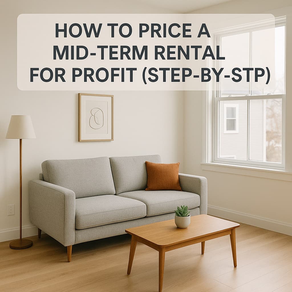How to Price a Mid-Term Rental for Profit (Step-by-Step)