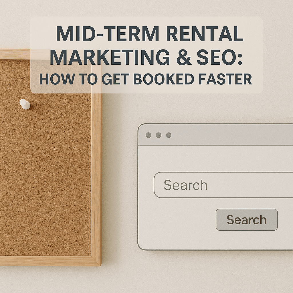 Mid-Term Rental Marketing & SEO: How to Get Booked Faster